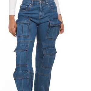 Torn by Ronny Kobo Five Pocket Cargo Jeans Size 28 | 6